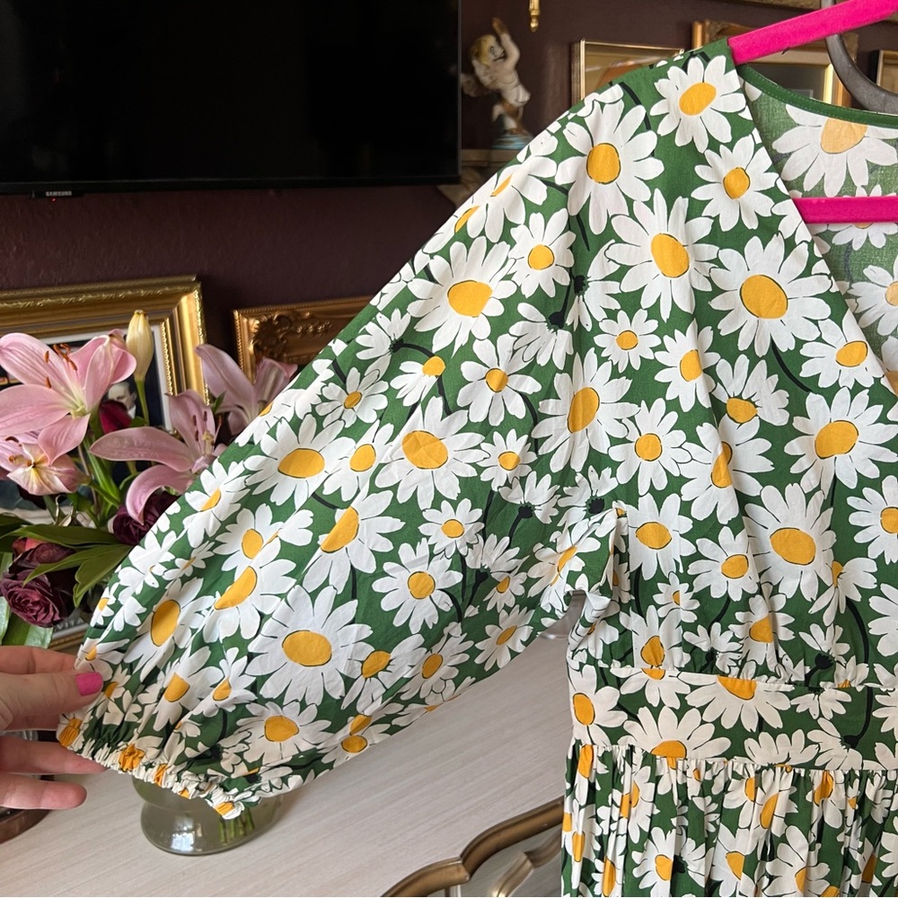Kate Spade Daisy Bodega Midi Dress Size 12 - Picture 5 of 13